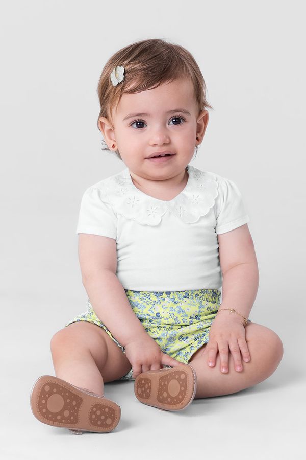 Conjunto infantil menina em cotton Mundi - 2