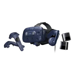 HTC VIVE Pro Starter Kit (Realidade Virtual, Kit com headset 2 controles e 2 base stations)