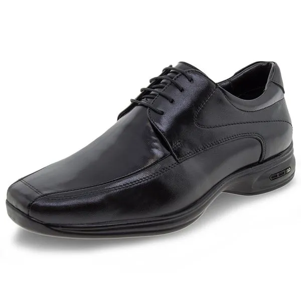 Sapato Masculino Social 3D Jota Pe - 71450 PRETO 04 42