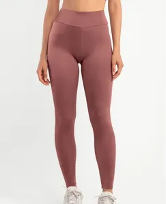 LEGGING FITNESS COM BOLSO BRILHO MARROM 3 GG