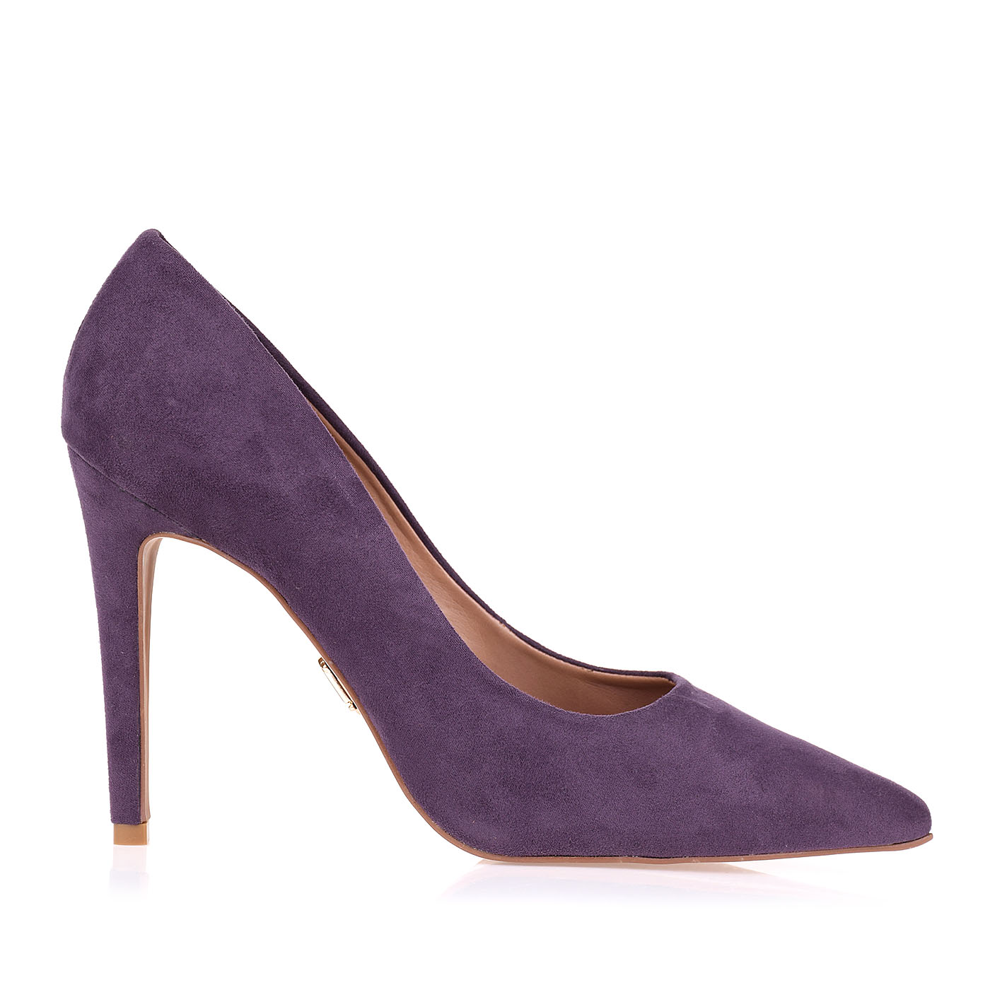 Scarpin Salto Alto Camurça Violet