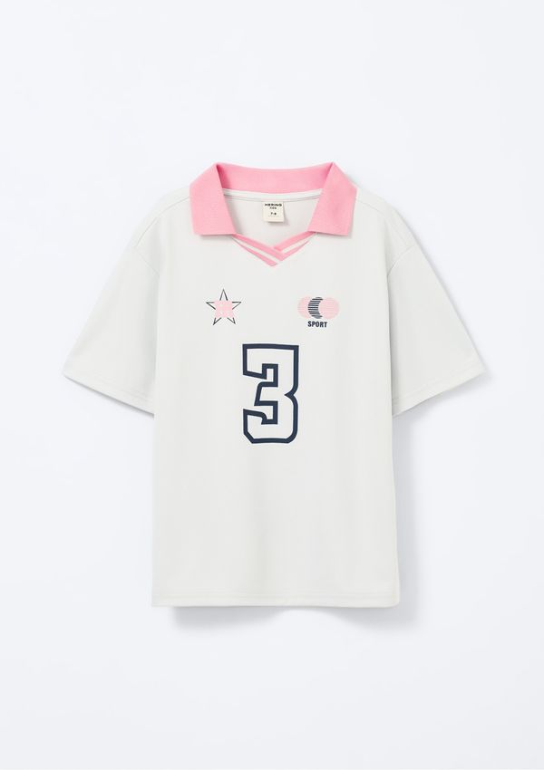 Blusa Infantil Menina Oversized - Creme 008