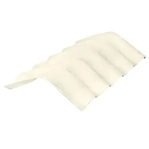 Cumeeira Brasilit de Fibrocimento Universal Térmica 6mm Topcomfort 0,6 x 92 x 42cm Branco (MP)
