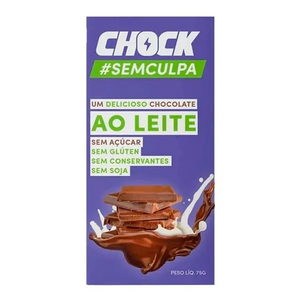 Chocolate Chock ao Leite 75g - Chock