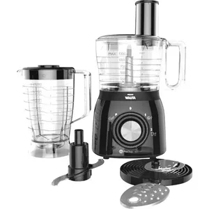 Multiprocessador de Alimentos 1.5L Walita Viva Collection RI7630 com Liquidificador e 2 Velocidades Preto 127V