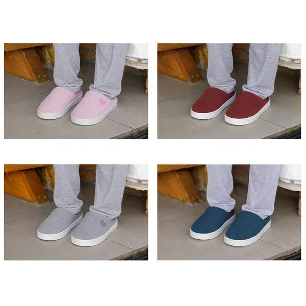 Pantufa Feminina Nuvem Liso Coração SI0220 - Stuf