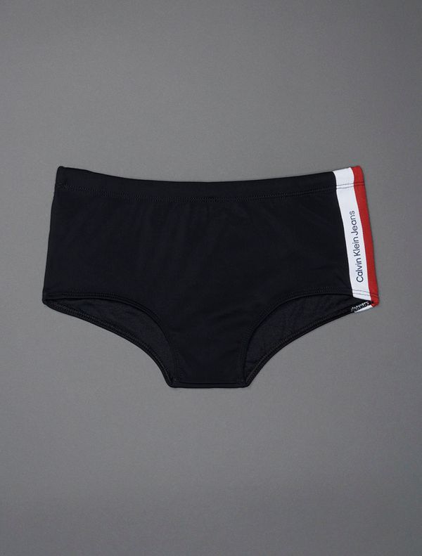 Sunga Menino Trunk Faixa Bicolor Calvin Klein Swimwear - Preto Sunga Menino Trunk Faixa Bicolor Calvin Klein Swimwear Preto 10