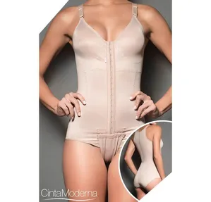 Modelador C/Colch. Frontal Fecho Duplo 425 PP Bege Cor: Bege Tam: PP PP Bege
