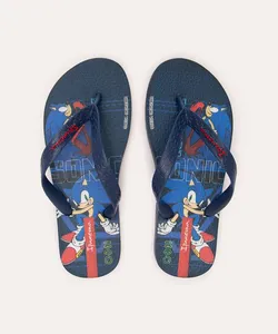 chinelo infantil sonic race ipanema azul 27-28
