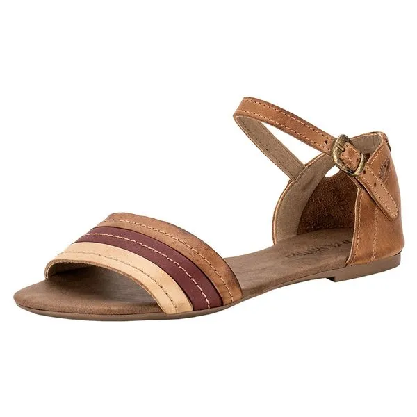 Sandália Feminina Flat Miss Western 120 CAMEL 34