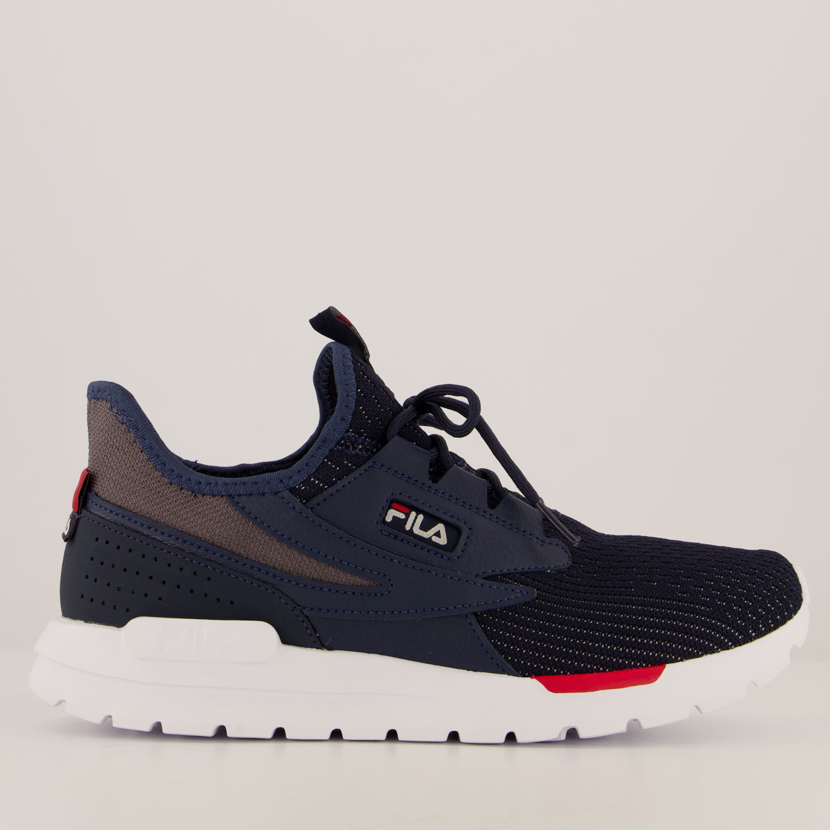 Tênis Fila TR-Knit Marinho e Vermelho