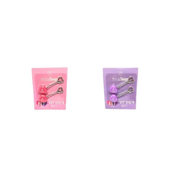 Kit Balm Labial Chaveiro BFF Sortido 573 - Mia Make