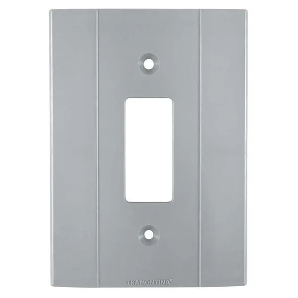 Tampa para condulete PVC para 1 tecla 57252/011 - TRAMONTINA ELETRIK