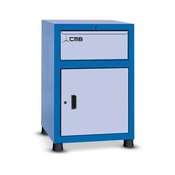 Gaveteiro modular pequeno com 1 Porta e 1 Gaveta GAV614 CMB