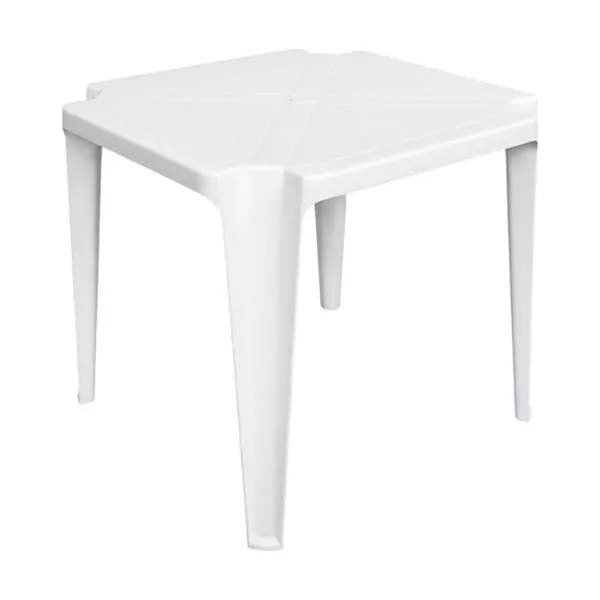 Mesa Plástica Rossets Quadrada Branca (MP)
