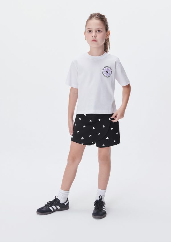 Conjunto Curto Infantil Menina - Preto 001