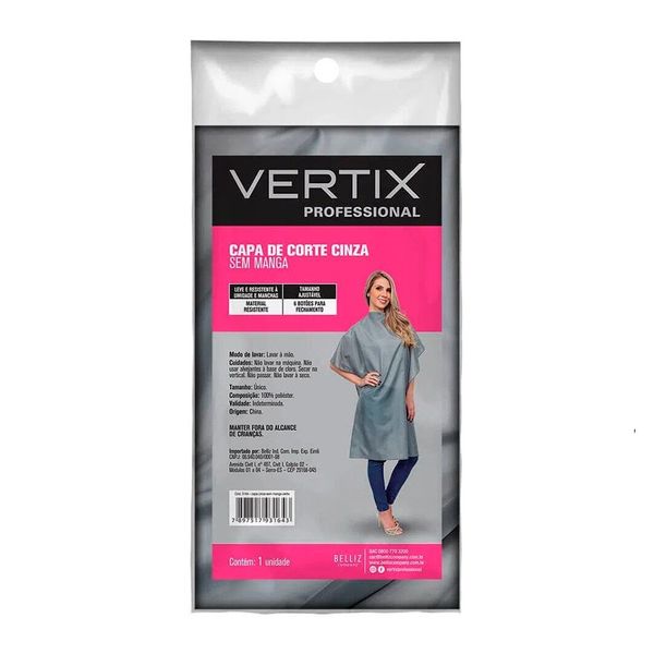 Capa Cinza Sem Manga Vertix