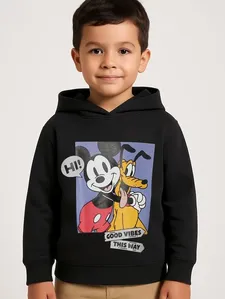Moletom Mickey Mouse Infantil Para Menino - PRETO 6