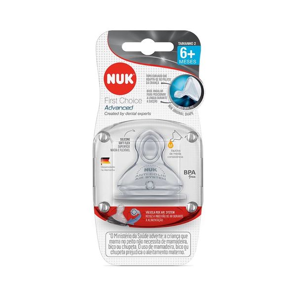 Bico de Mamadeira Nuk First Choice Média