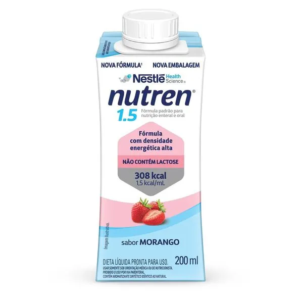Nutrição Enteral e Oral Nutren 1.5 Morango 200ml