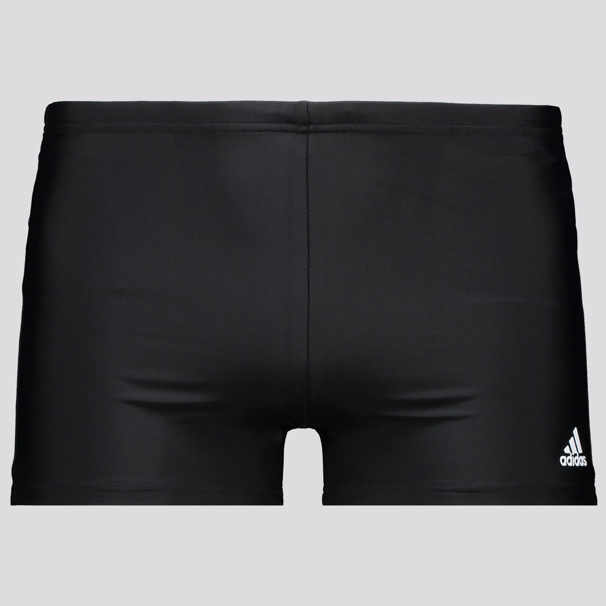Sunga Adidas Boxer Color Block Preta e Cinza