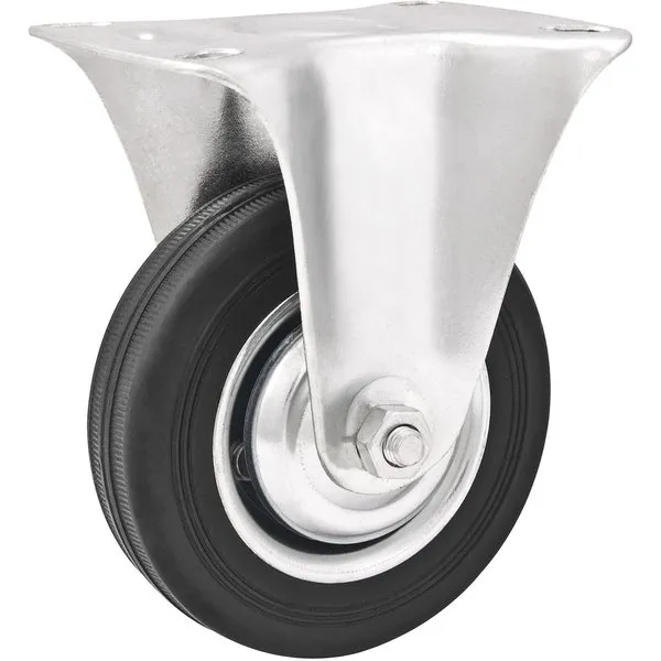 Rodízio Fixo Leve de Borracha 8" 150kg - VONDER