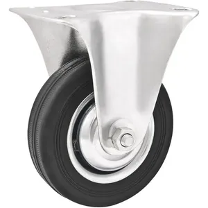 Rodízio Fixo Leve de Borracha 8" 150kg - VONDER
