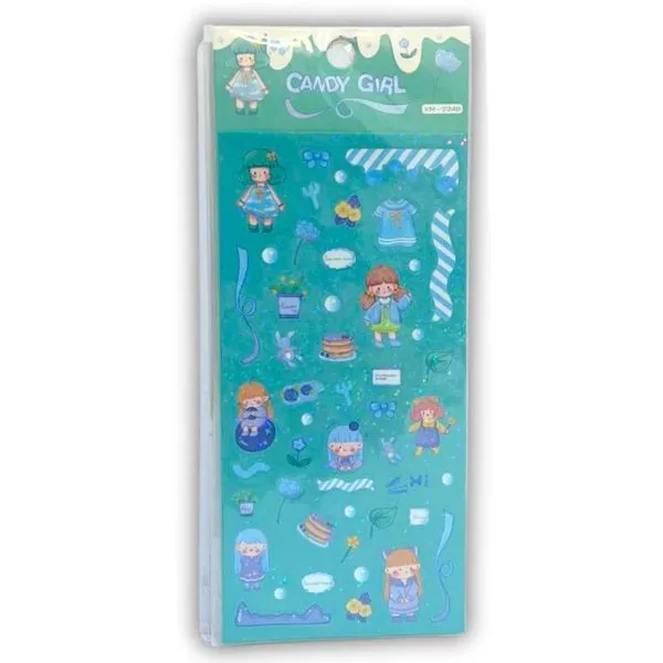Kit Adesivos Candy Girl Uniso Verde