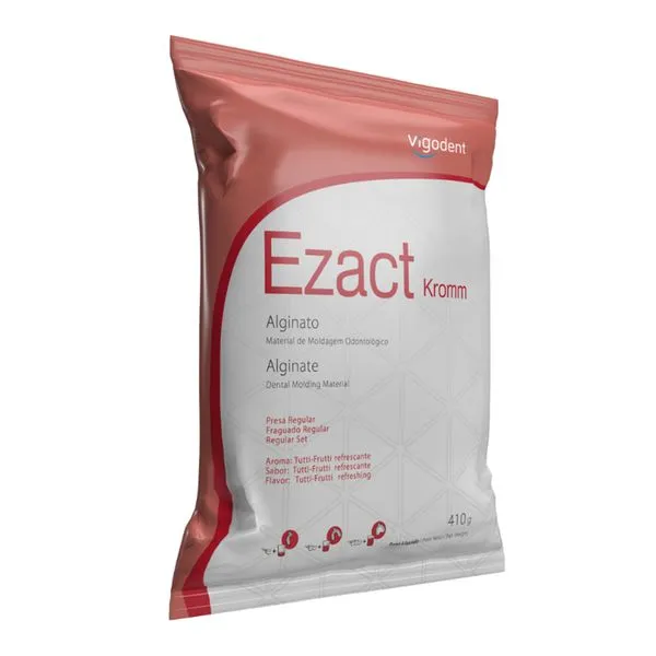Alginato Presa Regular Aromatizado Ezact Kromm 410g Vigodent