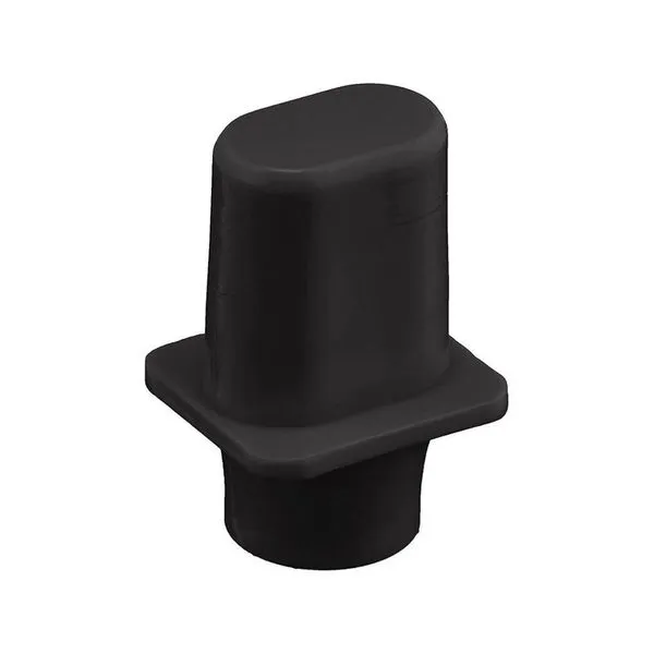 Knob Ponteira Top Hat para Chave Seletora Guitarra Telecaster LB-330 Preto Hosco Knob Ponteira Top Hat Chave Seletora Telecaster LB-330 Preto Hosco