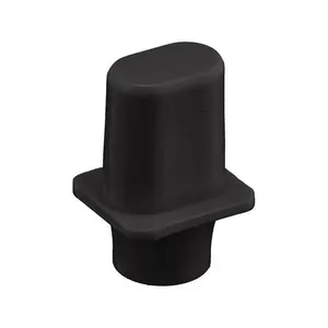 Knob Ponteira Top Hat para Chave Seletora Guitarra Telecaster LB-330 Preto Hosco Knob Ponteira Top Hat Chave Seletora Telecaster LB-330 Preto Hosco