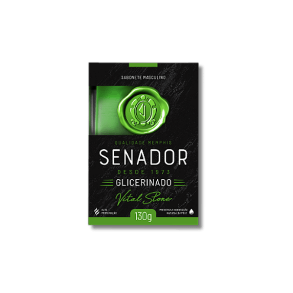 Kit c/2 Sabonete Senador Vital Stone 130g