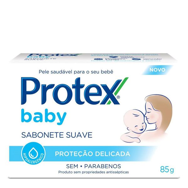 Sabonete Em Barra Para Bebê Protex Baby Delicate Care 85g