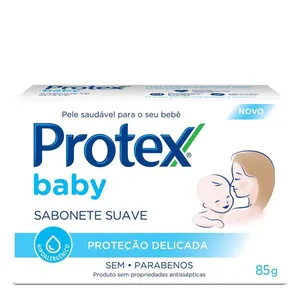 Sabonete Em Barra Para Bebê Protex Baby Delicate Care 85g