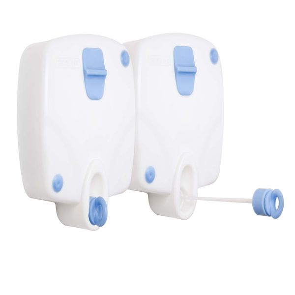 Varal De Parede Com 2 Cordas De 5m Branco Rotoflex Secalux