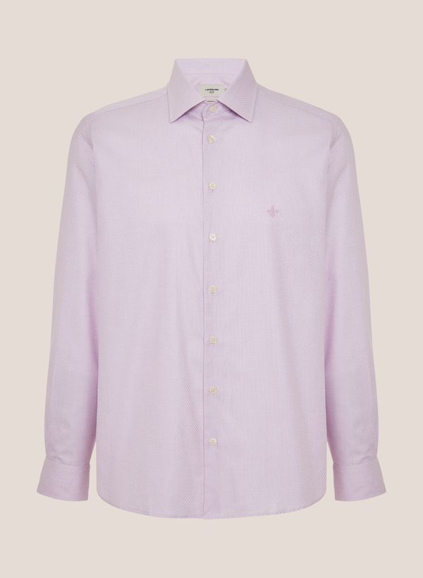 Camisa Slim Fit Maquinetada Dudalina Masculina 38