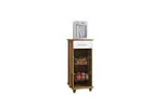 Fruteira Regia com 2 Cestos e 1 Gaveta Cinamomo Off White - Fiorello