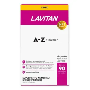 Suplemento Alimentar Lavitan A-Z Mulher 90 Comprimidos