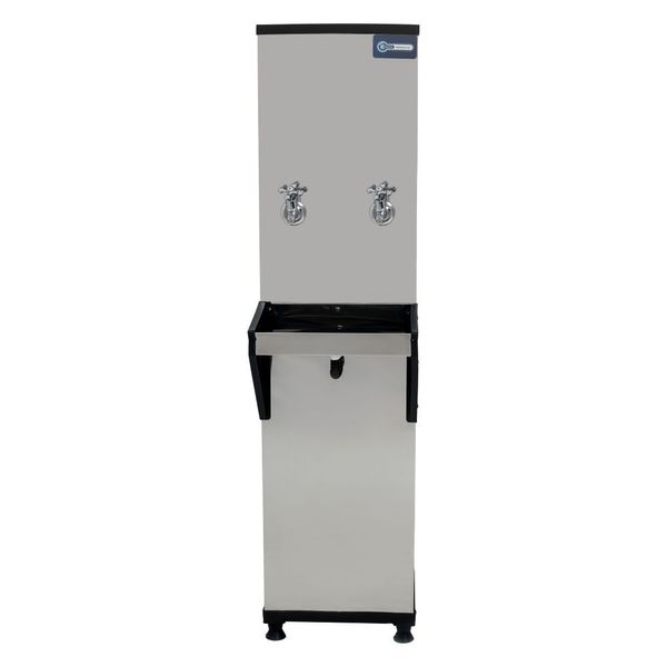 Bebedouro Industrial Coluna Knox 25L 2 Torneiras Geladas Inox (KX02 2T) Bebedouro Industrial de Coluna KX02-D 2T Compressor Água Gelada Inox 25L 220V