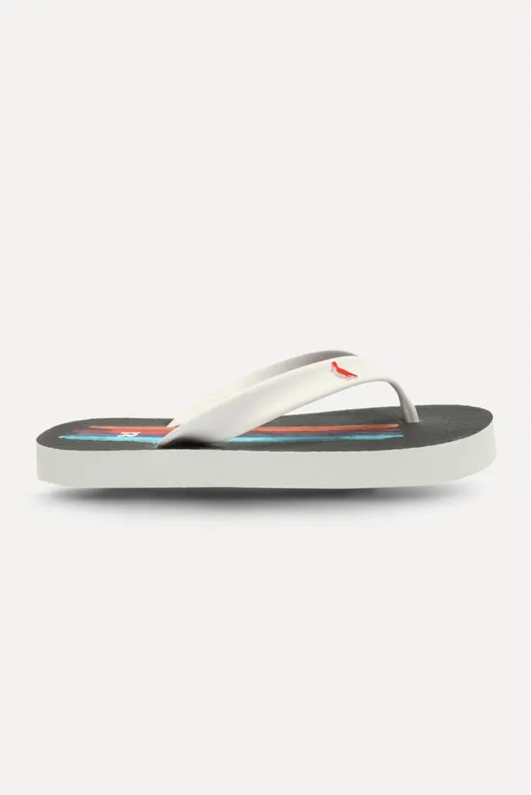 Chinelo Rmi Pincelada Avatar Mini Branco/Marinho/Branco - 27/28