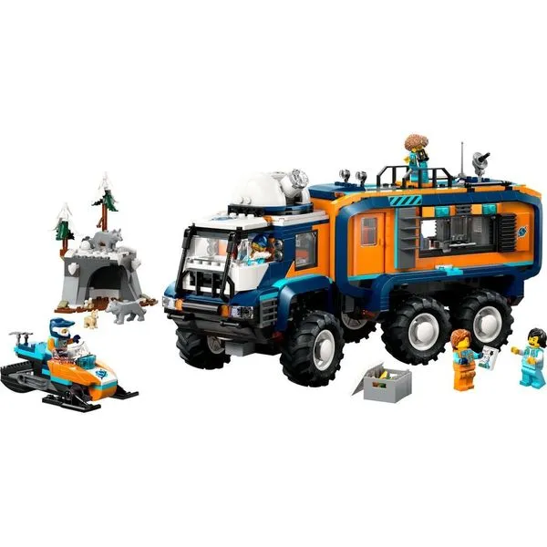 Conjunto de Blocos de Montar City Arctic Explorer 60471 Caminhão Laboratório 1064 Peças Lego Blocos de Montar City Arctic Explorer 60471 Caminhão 1064 Peças Lego