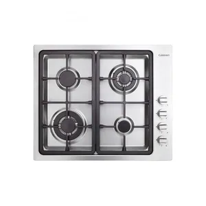 COOKTOP A GÁS CUISINART ARKTON 4 QUEIMADORES INOX 60CM 220V 4092740126