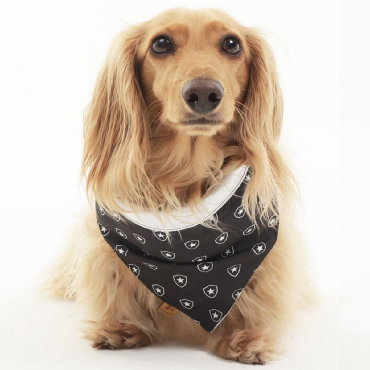 Bandana Botafogo Escudo Dupla Face Preta