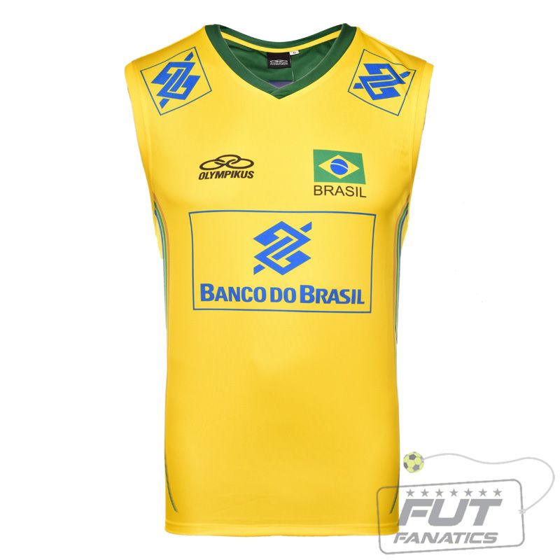 Regata Olympikus Brasil Vôlei CBV 2014 Amarela