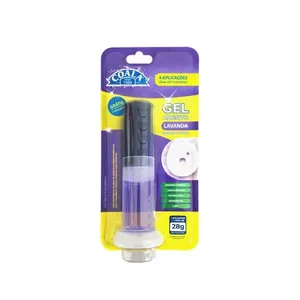 Desodorizador Gel Adesivo Coala Lavanda 4 Aplicações 28g DESODORIZADORES SANITARIO COALA GEL ADES