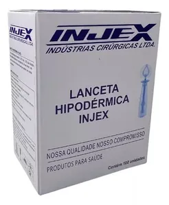 Lanceta hipodérmica Injex 100 unidades