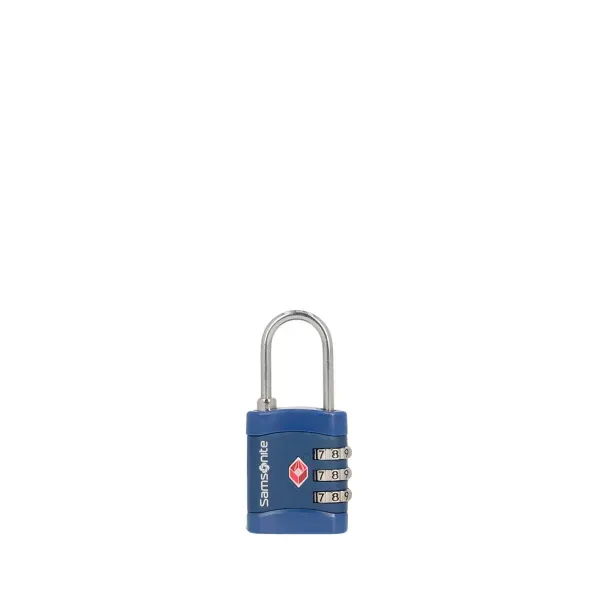 Cadeado TSA Combilock 3 Digitos Global Samsonite Azul