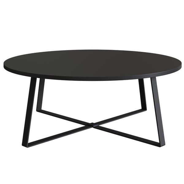 Mesa De Centro Para Sala De Estar 27947 Preto Artesano Preto
