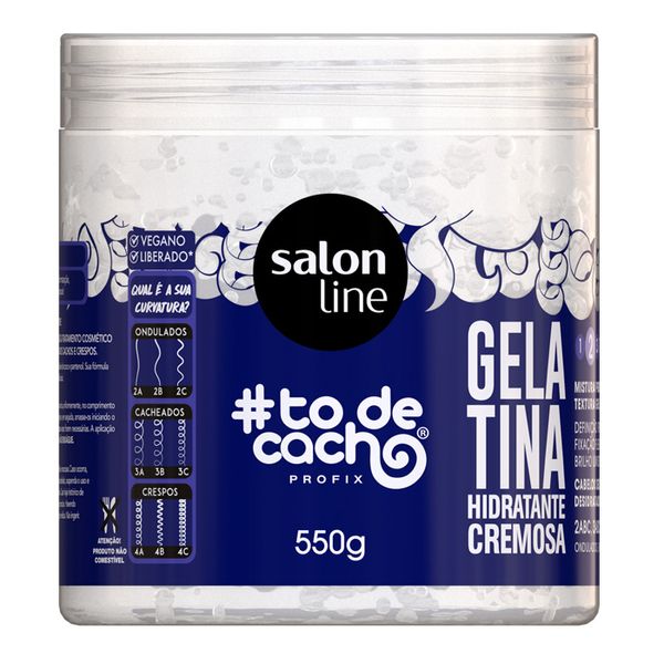 Gelatina Capilar Salon Line #To De Cacho Hidratante 550g