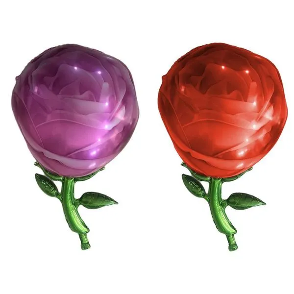Balão Metalizado Flor Dia Das Mães - 46,5cm Color Pink
